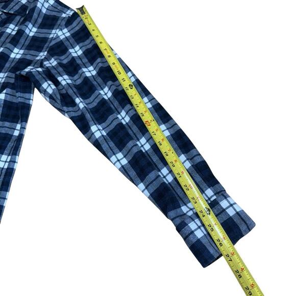 Proper Cloth Men's Canclini Slate Large Plaid Beacon Flannel Shirt Blue 2XL XXL - Picture 5 of 7